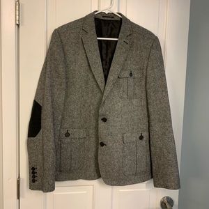 Ben Sherman Gray Sport Coat with Black Accents